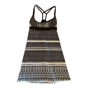 Athleta Coastline Black & White Swimdress